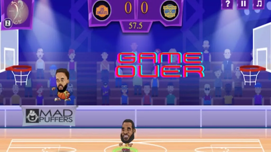 basketball stars unblocked Game Over