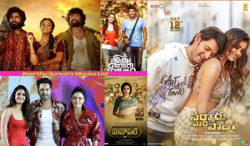 Keerthy Suresh's Movies List